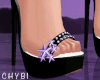 C~Purple Asteria Heels