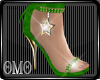 QMQ X-mas Green Sandals