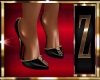 black&gold heels