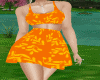 Natty Summer Orange Dres