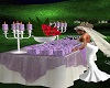 Laveander wedding table