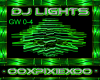 Green wave dj light