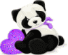 Tiny Glitter Panda