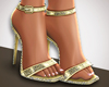 J | Gold Shine Heels