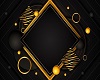 4 Black/Gold Abstract F