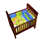 A's boy crib