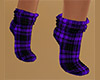Purple Socks Plaid (F)