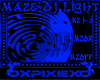 blue maze dj light