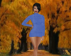 -1m- Fall dress blue