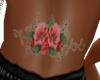 Lower back Rose Tatto