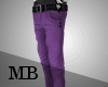 [MB] Casual pants purple