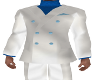 Cabe White/Blu Suit Coat