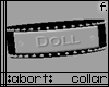 :a: Doll Tag Collar F
