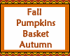 Pumpkins Basket Autumn