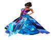 Blue sparkle gown