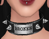[Broken]-Spiked Choker-