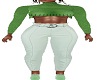 seafoam green pant outfi