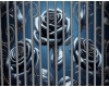Blue Rose Split Frame