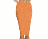 Pumpkin pencil skirt