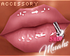 M! Lip Ring Silver-Left