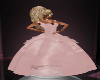 Pink Satin Wedding Gown