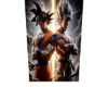 Goku cutout