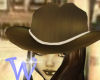 *W* Sepia Cowboy Hat