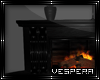 -V- Dark Fireplace V5