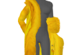 Silk Fur Yellow Robe