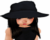 Black Hat & Black Hair