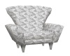 Gray Patterned Chair