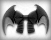 bat bow hair clip