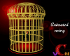 Red & Gold Bird cage