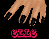 ~Elle~ Black Nails