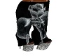 black hart rose boots