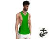 Green Muscle Tank Top