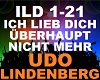 Udo Lindenberg -Ich Lieb