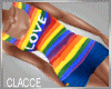C LGBT pride love outfit