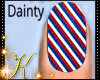 Patriotic Stripe Nails