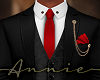 Black Suit - Red Tie G