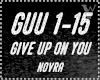 Give Up On You