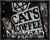 Cats Coffee etc Tee