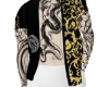 *VERS@CE Black Gold Shir