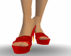 CRQ Red Sparkle Heels