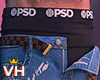 LV x Broken Denim 3/4