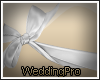Silver wedding bow