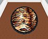 Tiger Round Area Rug