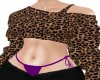 leopard with purple