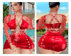 Paola dress - red