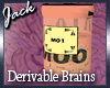 Derivable Brains in Jar